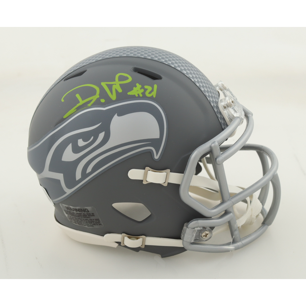 Devon Witherspoon Signed Seahawks Slate Alternate Speed Mini Helmet (Beckett) at PristineAuction.com