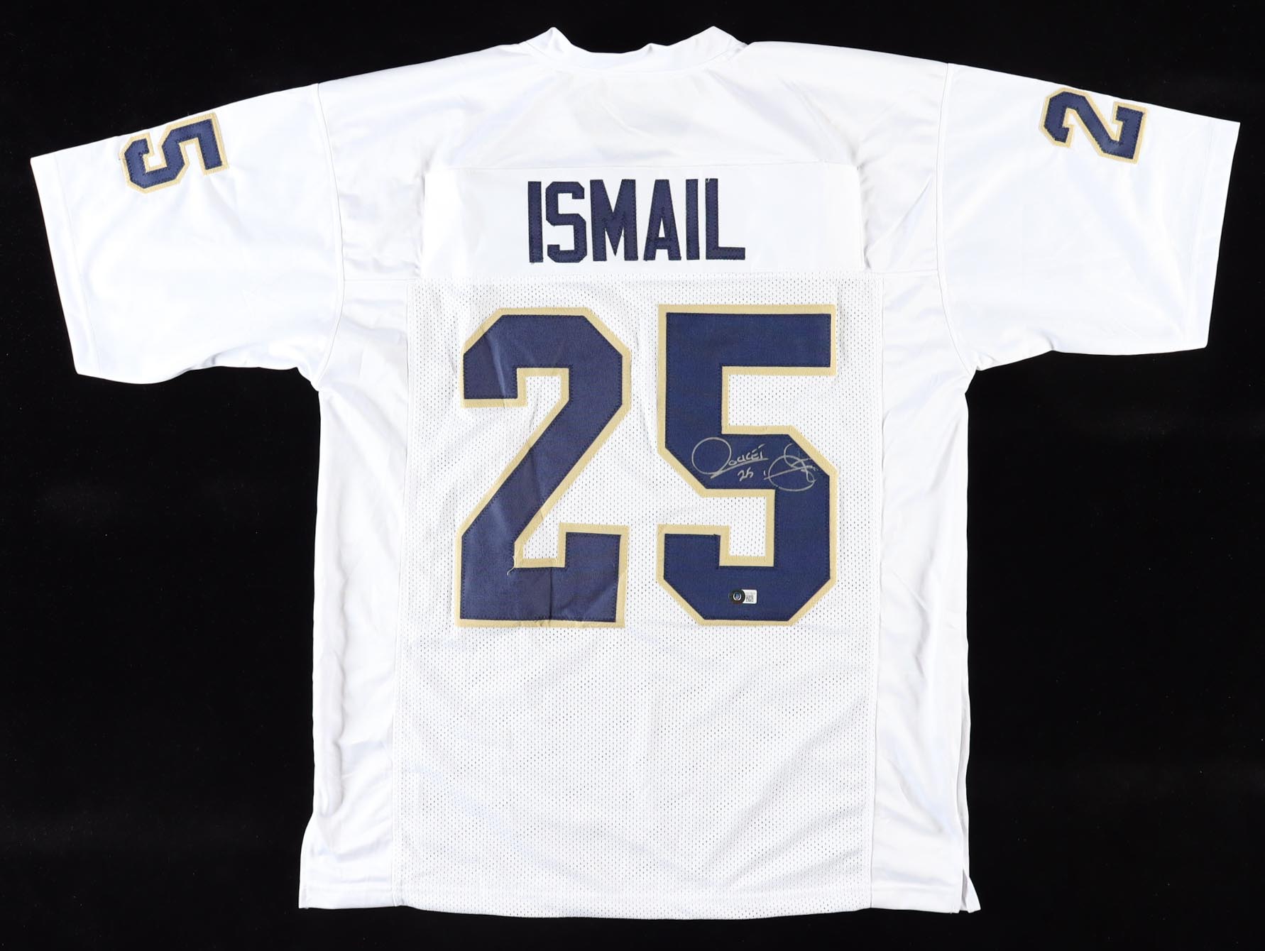 Raghib "Rocket" Ismail Signed Jersey (Beckett) at PristineAuction.com Raghib "Rocket" Ismail Signed Jersey (Beckett) at PristineAuction.com