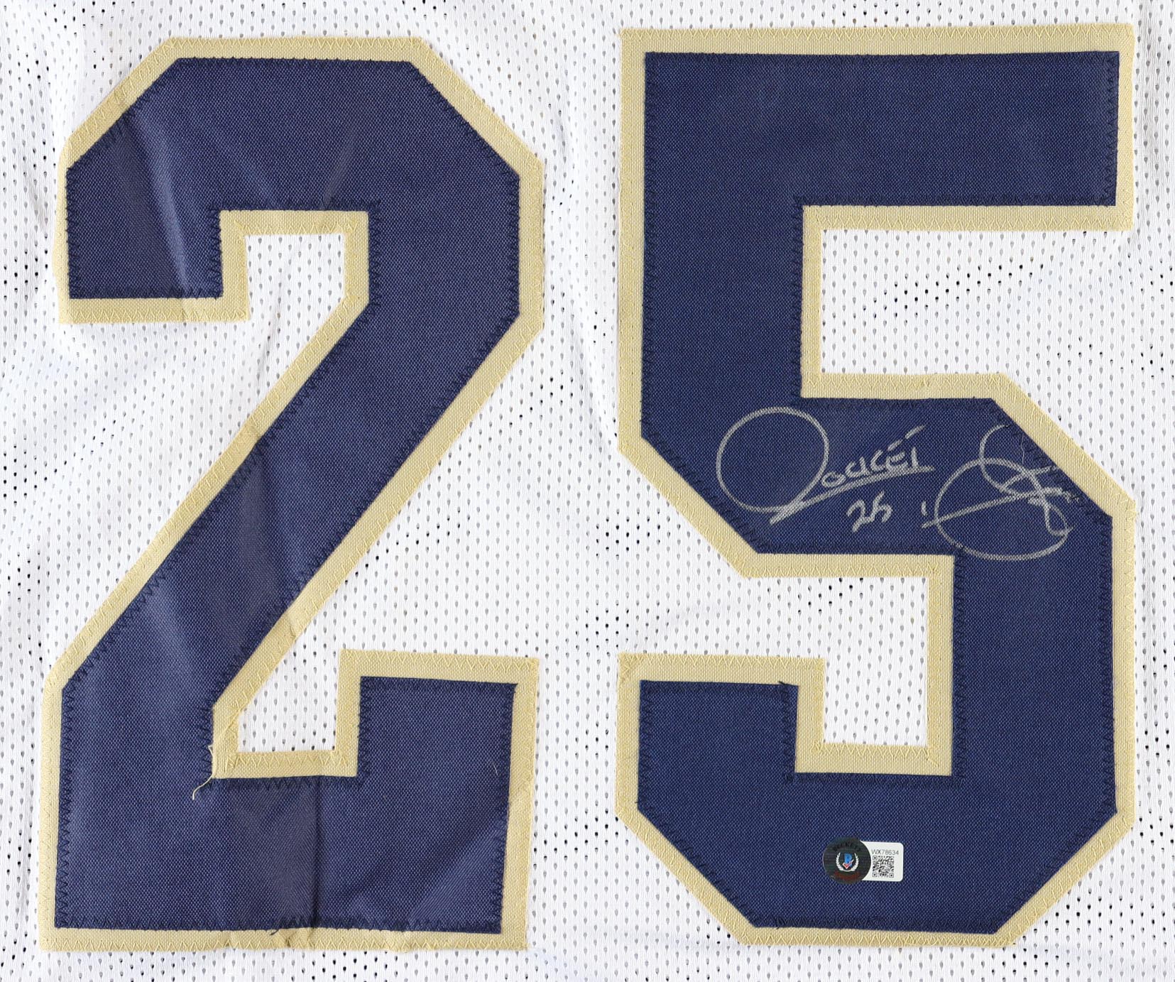 Raghib "Rocket" Ismail Signed Jersey (Beckett) at PristineAuction.com Raghib "Rocket" Ismail Signed Jersey (Beckett) at PristineAuction.com