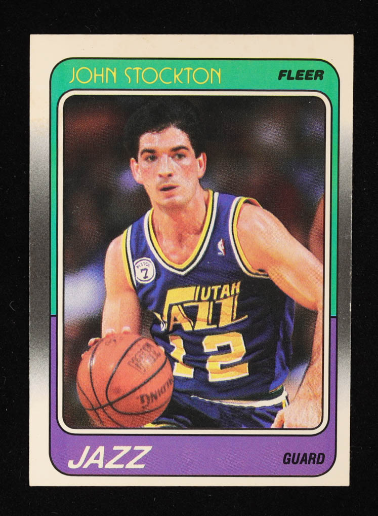 John Stockton 1988 Fleer #115 RC at PristineAuction.com John Stockton 1988 Fleer #115 RC at PristineAuction.com