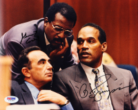 O.J. Simpson & Johnnie Cochran Signed 8x10 Photo (PSA) at PristineAuction.com