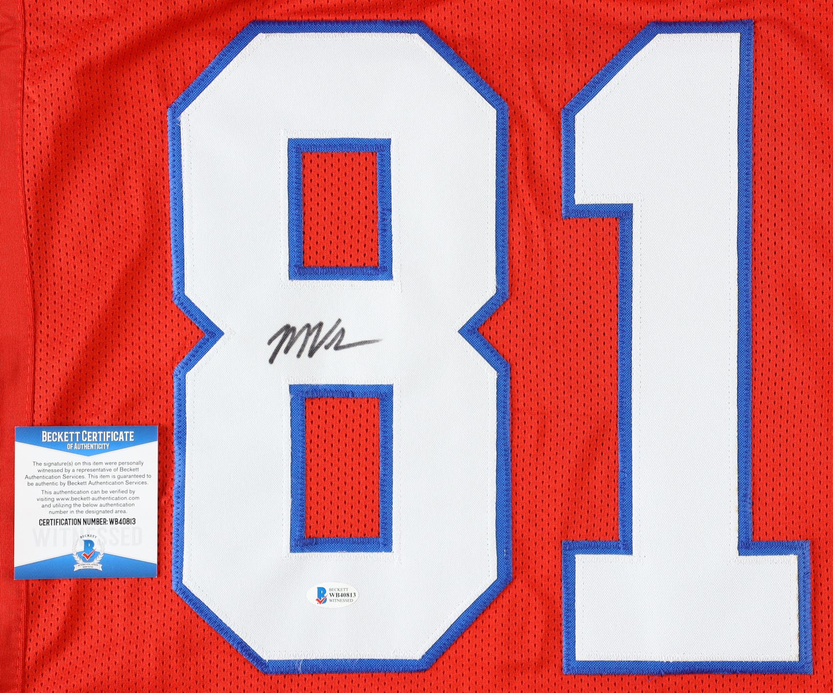 Marquez Valdes-Scantling Signed Jersey (Beckett) at PristineAuction.com Marquez Valdes-Scantling Signed Jersey (Beckett) at PristineAuction.com