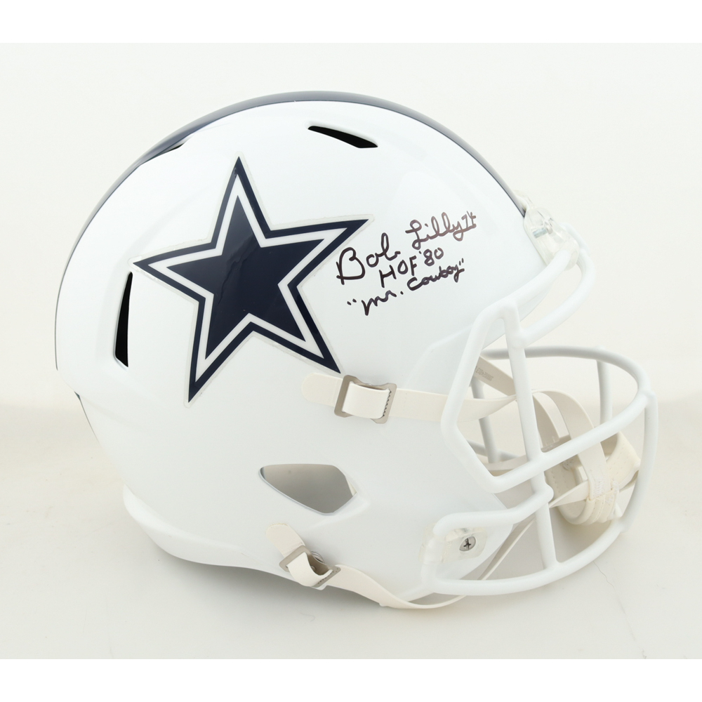 Maillot Dédicacé Signé Bob Lilly 'Mr. Cowboy' - Dallas Cowboys - Certificat JSA - Collector NFL