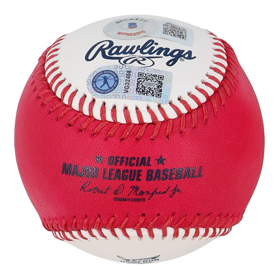 Vladimir Guerrero Jr. Signed 2023 Home Run Derby OML Baseball (Beckett & Guerrero Jr.) at PristineAuction.com Vladimir Guerrero Jr. Signed 2023 Home Run Derby OML Baseball (Beckett & Guerrero Jr.) at PristineAuction.com