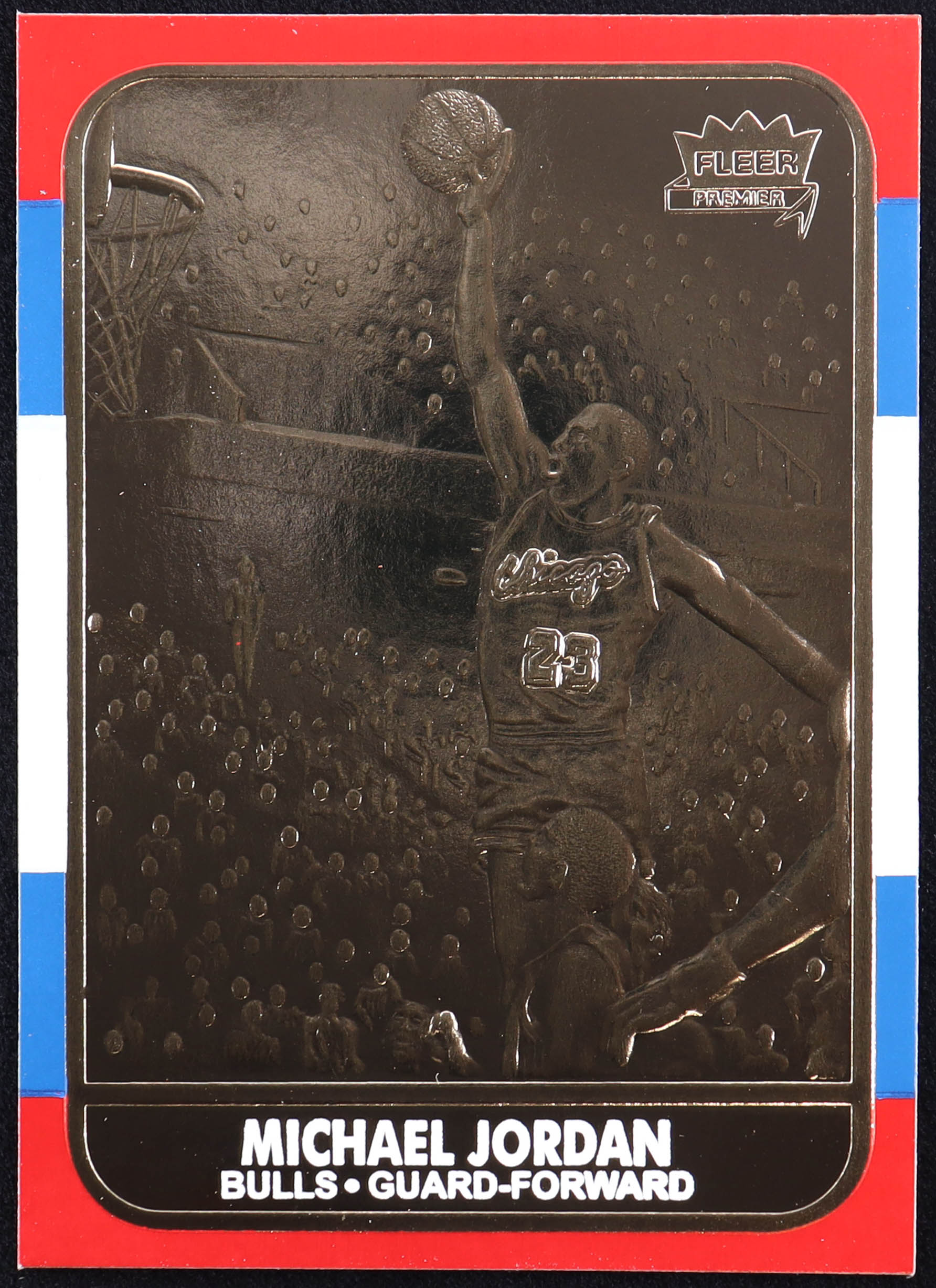 Michael Jordan 1997 Fleer Premier Signature Series 23Kt Gold Card #13936 at PristineAuction.com Michael Jordan 1997 Fleer Premier Signature Series 23Kt Gold Card #13936 at PristineAuction.com