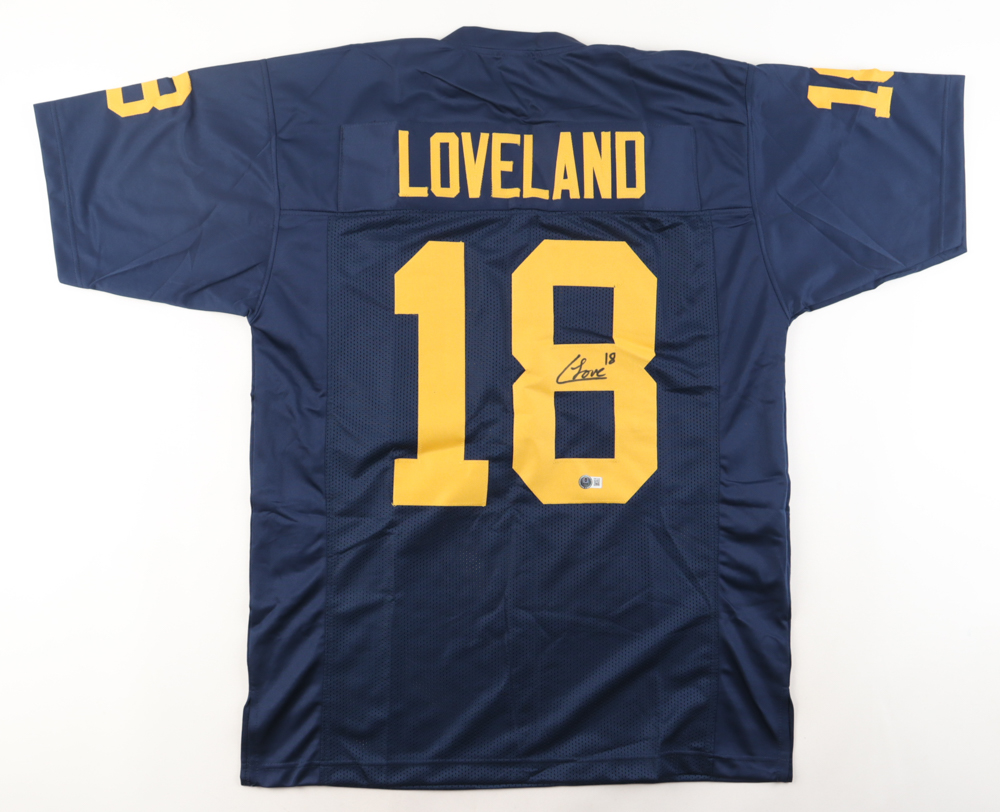 Colston Loveland Signed Jersey (Beckett) at PristineAuction.com Colston Loveland Signed Jersey (Beckett) at PristineAuction.com