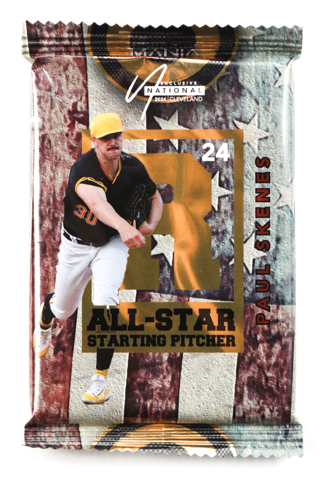 Paul Skenes 2024 Wild Card Auto Mania Exclusive National Convention Pack with (1) Card at PristineAuction.com Paul Skenes 2024 Wild Card Auto Mania Exclusive National Convention Pack with (1) Card at PristineAuction.com