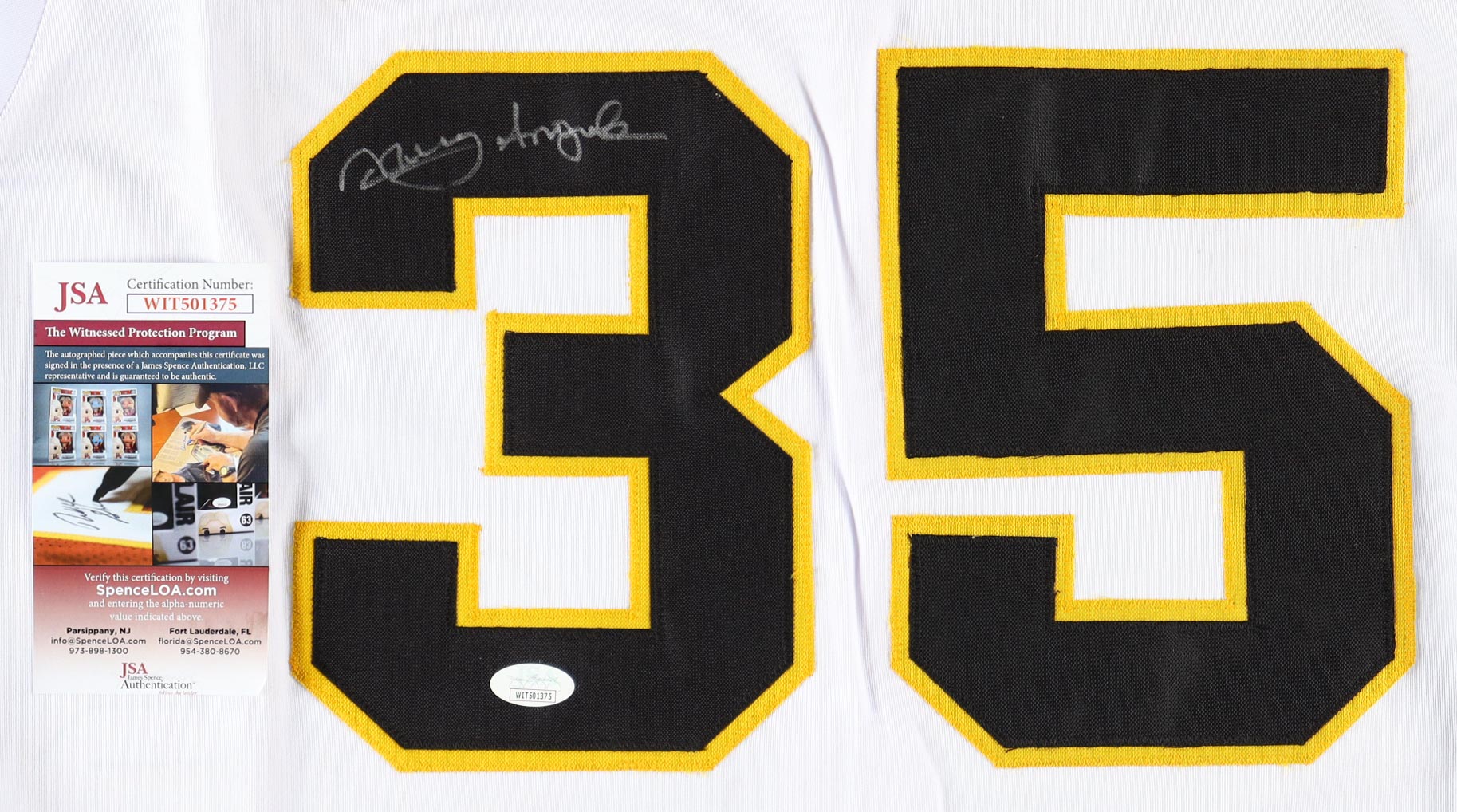 Manny Sanguillen Signed Jersey (JSA) at PristineAuction.com Manny Sanguillen Signed Jersey (JSA) at PristineAuction.com