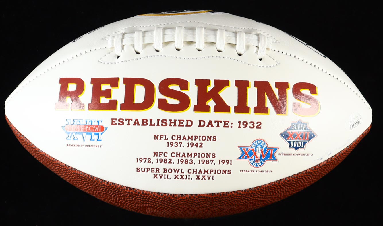Joe Theismann Signed Washington Logo Football Inscribed "83 MVP" (JSA) at PristineAuction.com Joe Theismann Signed Washington Logo Football Inscribed "83 MVP" (JSA) at PristineAuction.com