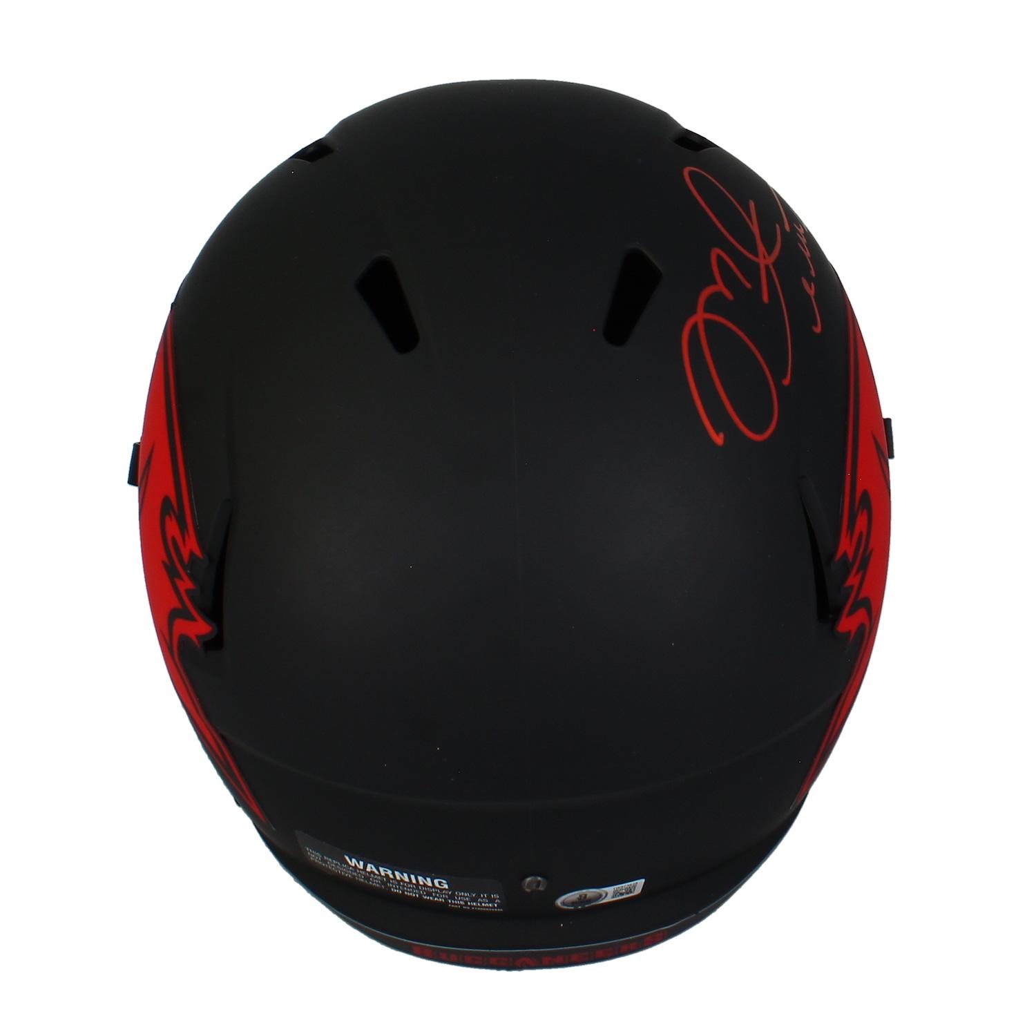 Mike Alstott Signed Buccaneers Full-Size Eclipse Alternate Speed Helmet (Fanatics) at PristineAuction.com Mike Alstott Signed Buccaneers Full-Size Eclipse Alternate Speed Helmet (Fanatics) at PristineAuction.com