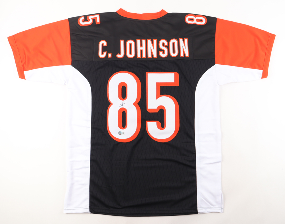 Chad "Ochocinco" Johnson Signed Jersey (Beckett) at PristineAuction.com Chad "Ochocinco" Johnson Signed Jersey (Beckett) at PristineAuction.com