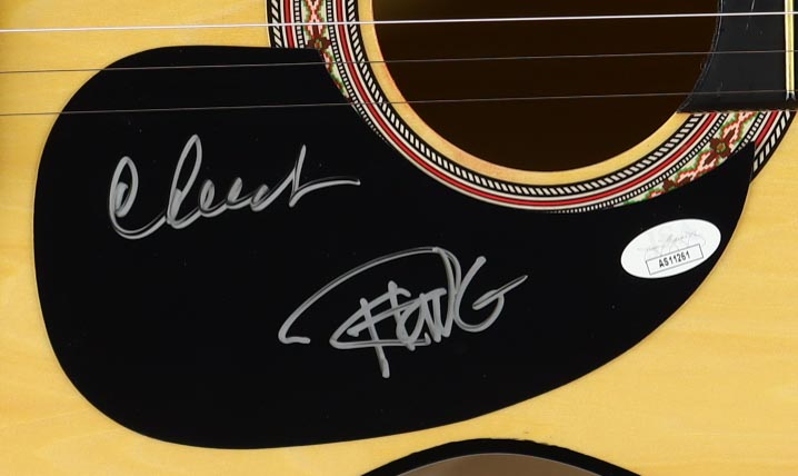Cheech Marin & Tommy Chong Signed 39" Acoustic Guitar (JSA) at PristineAuction.com Cheech Marin & Tommy Chong Signed 39" Acoustic Guitar (JSA) at PristineAuction.com