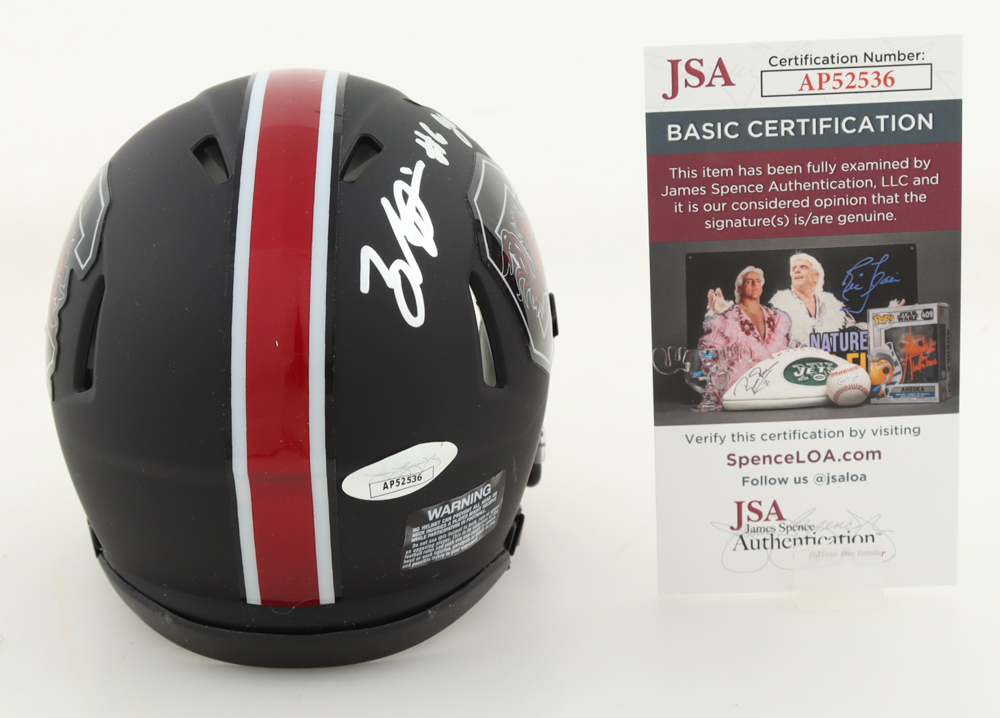 Zacch Pickens Signed South Carolina Gamecocks Speed Mini Helmet Inscribed "Go Cocks!!" (JSA) at PristineAuction.com Zacch Pickens Signed South Carolina Gamecocks Speed Mini Helmet Inscribed "Go Cocks!!" (JSA) at PristineAuction.com