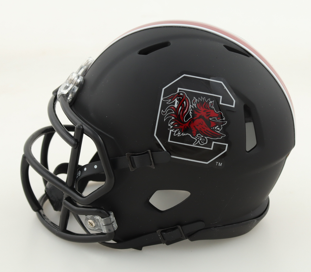 Zacch Pickens Signed South Carolina Gamecocks Speed Mini Helmet Inscribed "Go Cocks!!" (JSA) at PristineAuction.com Zacch Pickens Signed South Carolina Gamecocks Speed Mini Helmet Inscribed "Go Cocks!!" (JSA) at PristineAuction.com