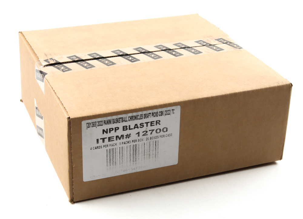 2022/23 Panini Chronicles Draft Picks Basketball Blaster Box Case with (20) Boxes at PristineAuction.com 2022/23 Panini Chronicles Draft Picks Basketball Blaster Box Case with (20) Boxes at PristineAuction.com