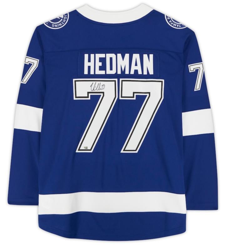 Victor Hedman Signed Lightning Authentic Fanatics Jersey (Fanatics) at PristineAuction.com Victor Hedman Signed Lightning Authentic Fanatics Jersey (Fanatics) at PristineAuction.com
