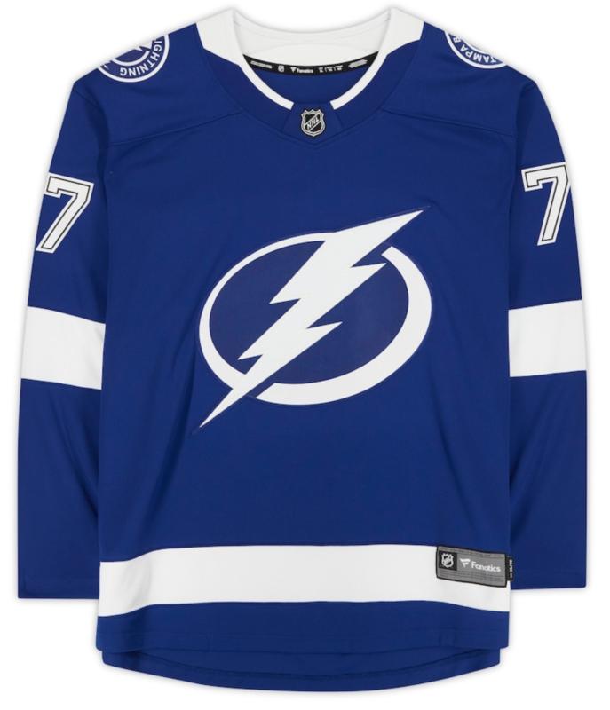 Victor Hedman Signed Lightning Authentic Fanatics Jersey (Fanatics) at PristineAuction.com Victor Hedman Signed Lightning Authentic Fanatics Jersey (Fanatics) at PristineAuction.com