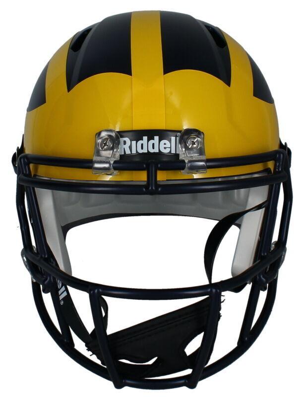 Roman Wilson Signed Michigan Wolverines Full-Size Speed Helmet (Beckett) at PristineAuction.com Roman Wilson Signed Michigan Wolverines Full-Size Speed Helmet (Beckett) at PristineAuction.com