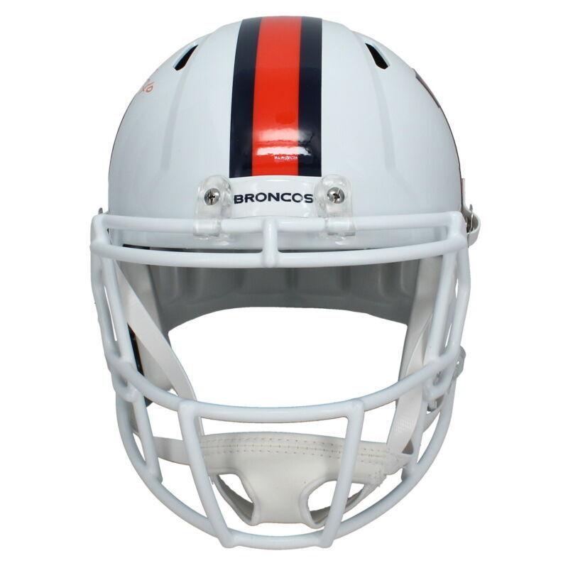 Bo Nix Signed Broncos Full-Size Alternate Speed Helmet (Beckett) at PristineAuction.com Bo Nix Signed Broncos Full-Size Alternate Speed Helmet (Beckett) at PristineAuction.com