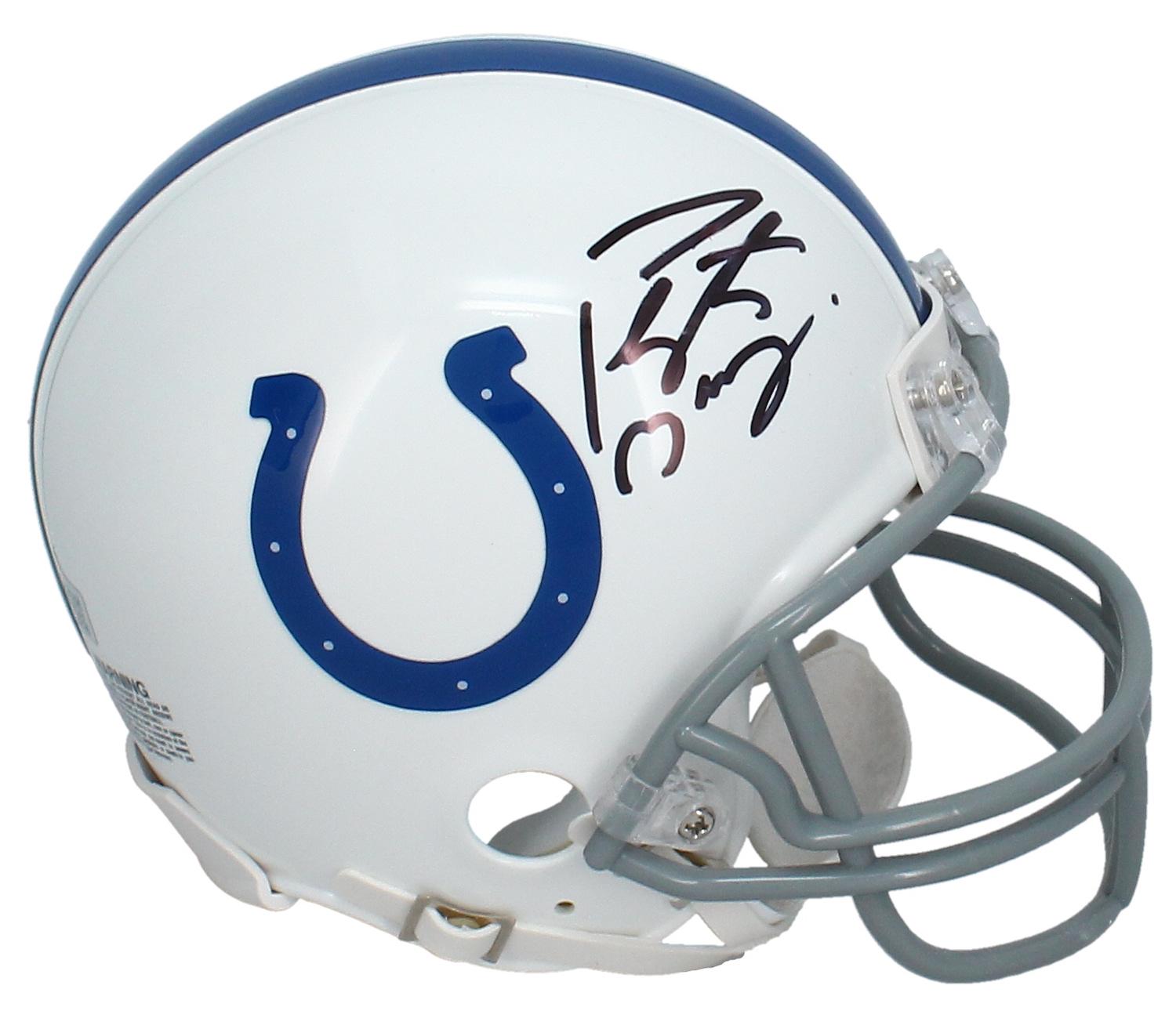Peyton Manning Signed Colts Mini Helmet (Fanatics) (See Description) at PristineAuction.com Peyton Manning Signed Colts Mini Helmet (Fanatics) (See Description) at PristineAuction.com