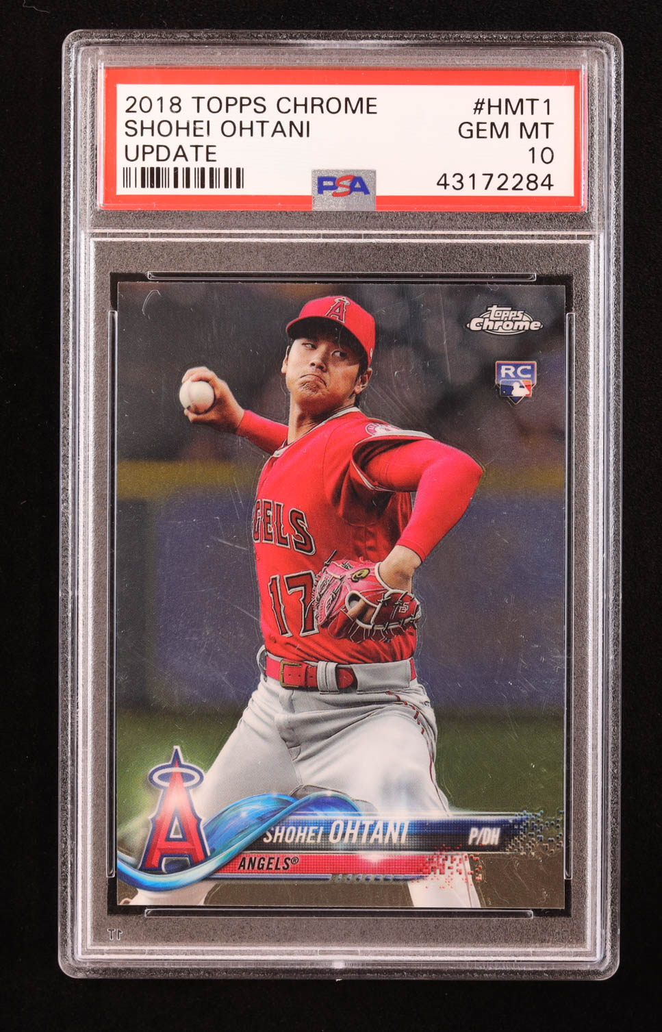Shohei Ohtani 2018 Topps Chrome Update #HMT1 RC (PSA 10) at PristineAuction.com Shohei Ohtani 2018 Topps Chrome Update #HMT1 RC (PSA 10) at PristineAuction.com