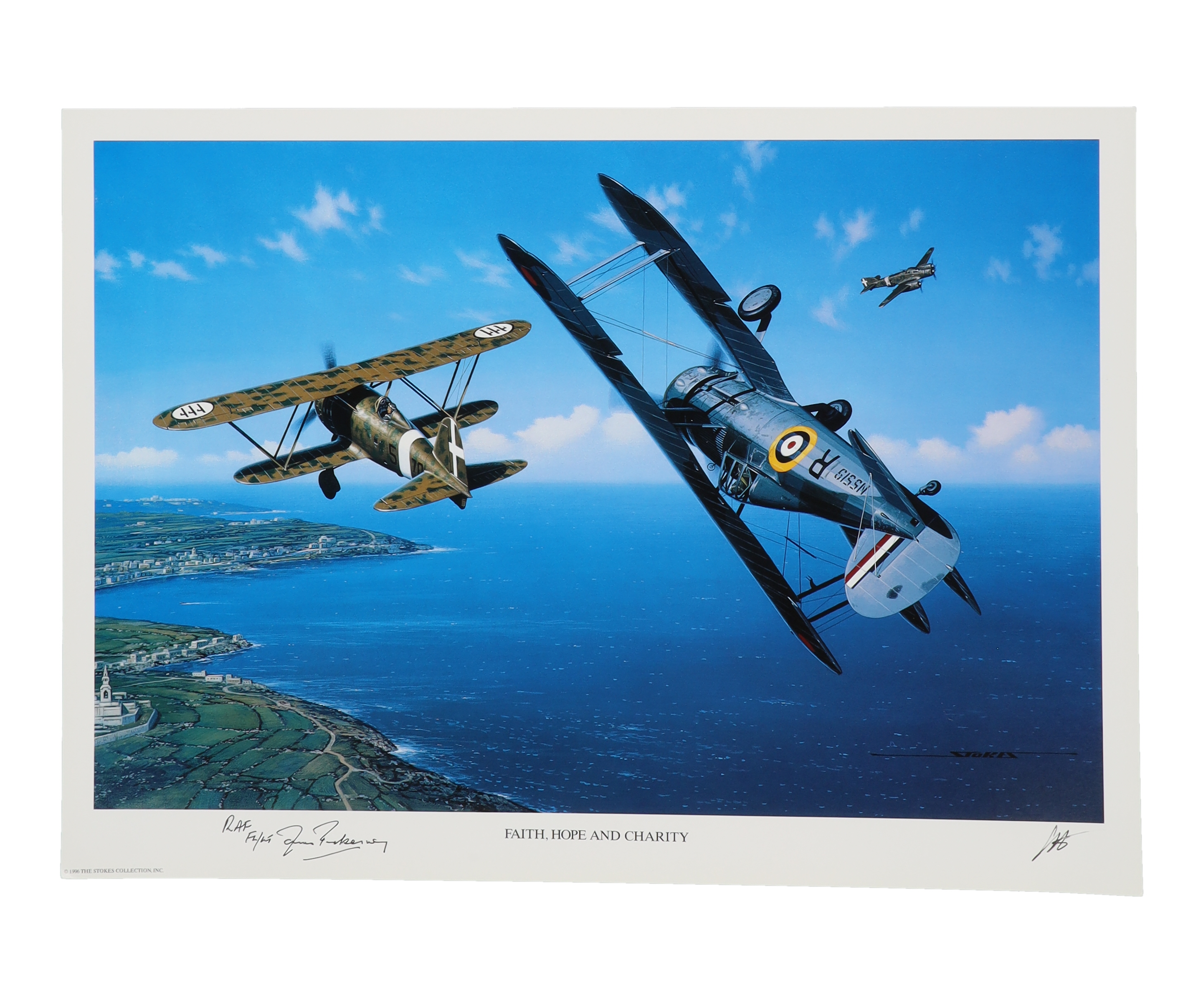 James Pickering Signed "Faith, Hope and Charity" 11.5x16 Lithograph (AIV) at PristineAuction.com James Pickering Signed "Faith, Hope and Charity" 11.5x16 Lithograph (AIV) at PristineAuction.com