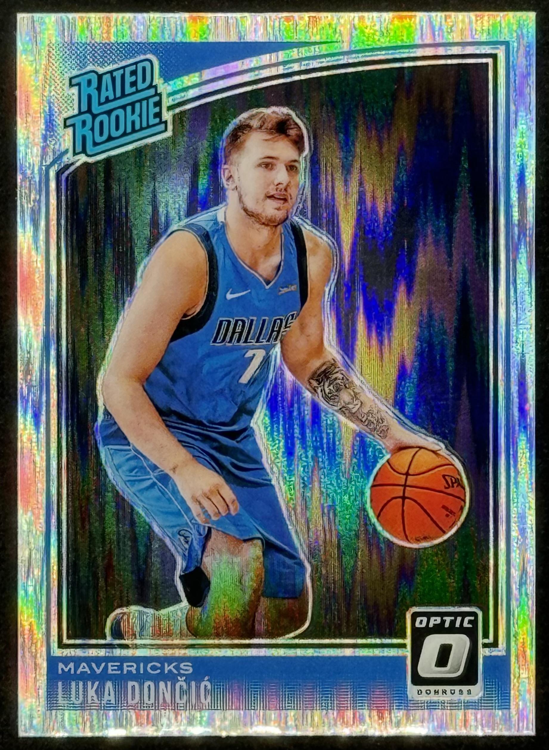 Luka Doncic 2018-19 Donruss Optic Shock #177 RR RC at PristineAuction.com Luka Doncic 2018-19 Donruss Optic Shock #177 RR RC at PristineAuction.com