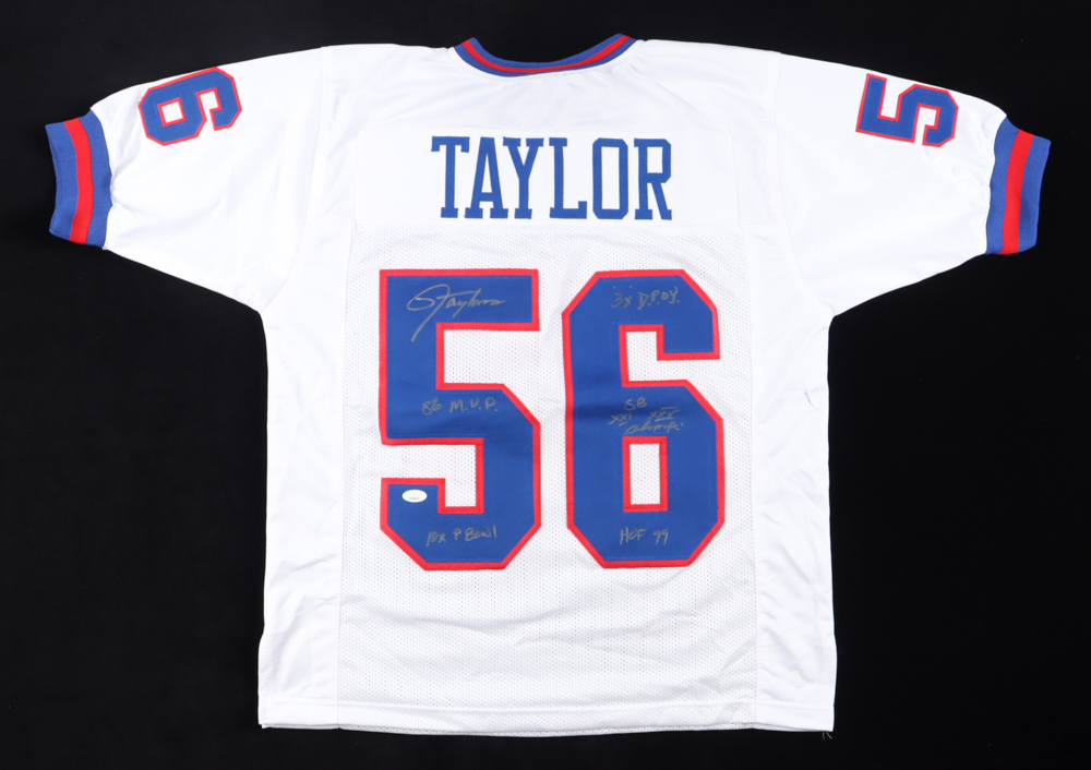 Lawrence Taylor Signed Jersey With (5) Career Stat Inscriptions (JSA) at PristineAuction.com Lawrence Taylor Signed Jersey With (5) Career Stat Inscriptions (JSA) at PristineAuction.com