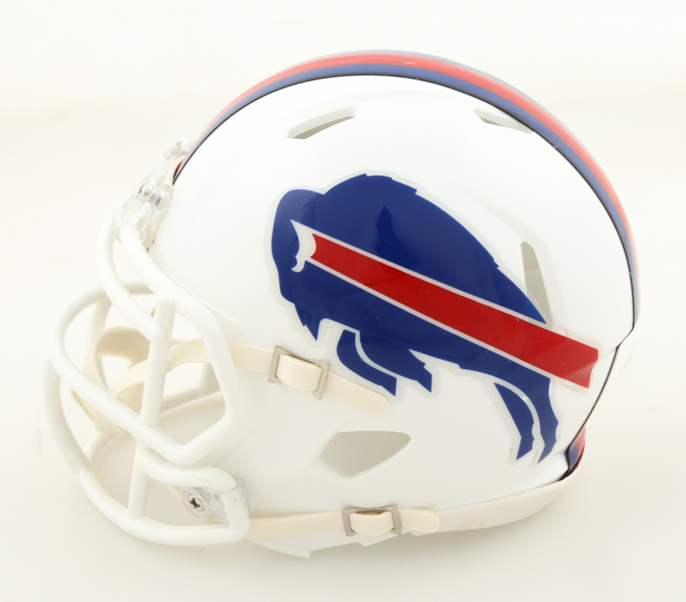 Thurman Thomas Signed Bills Speed Mini Helmet (Beckett) at PristineAuction.com Thurman Thomas Signed Bills Speed Mini Helmet (Beckett) at PristineAuction.com