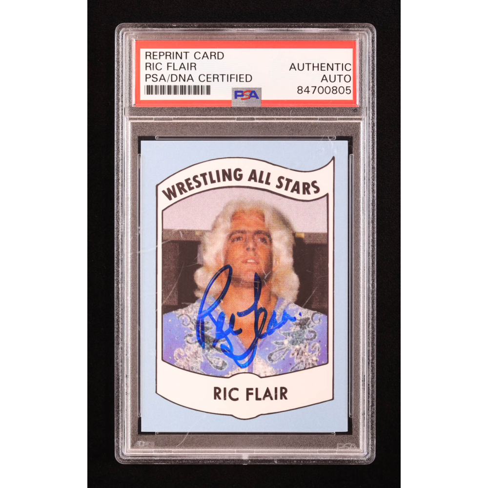 Ric Flair Signed Custom Trading Card (PSA) | Pristine Auction