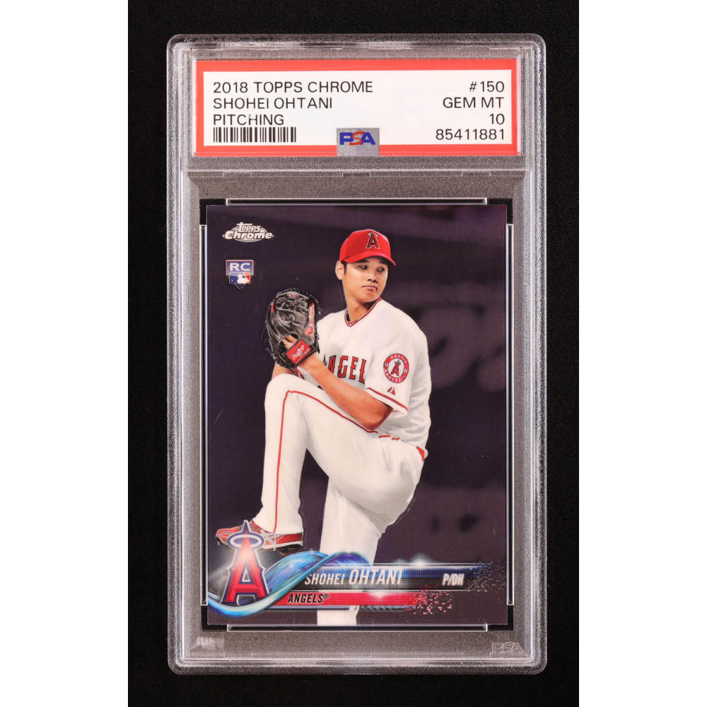 2018 Topps Chrome Shohei Ohtani PSA WBC