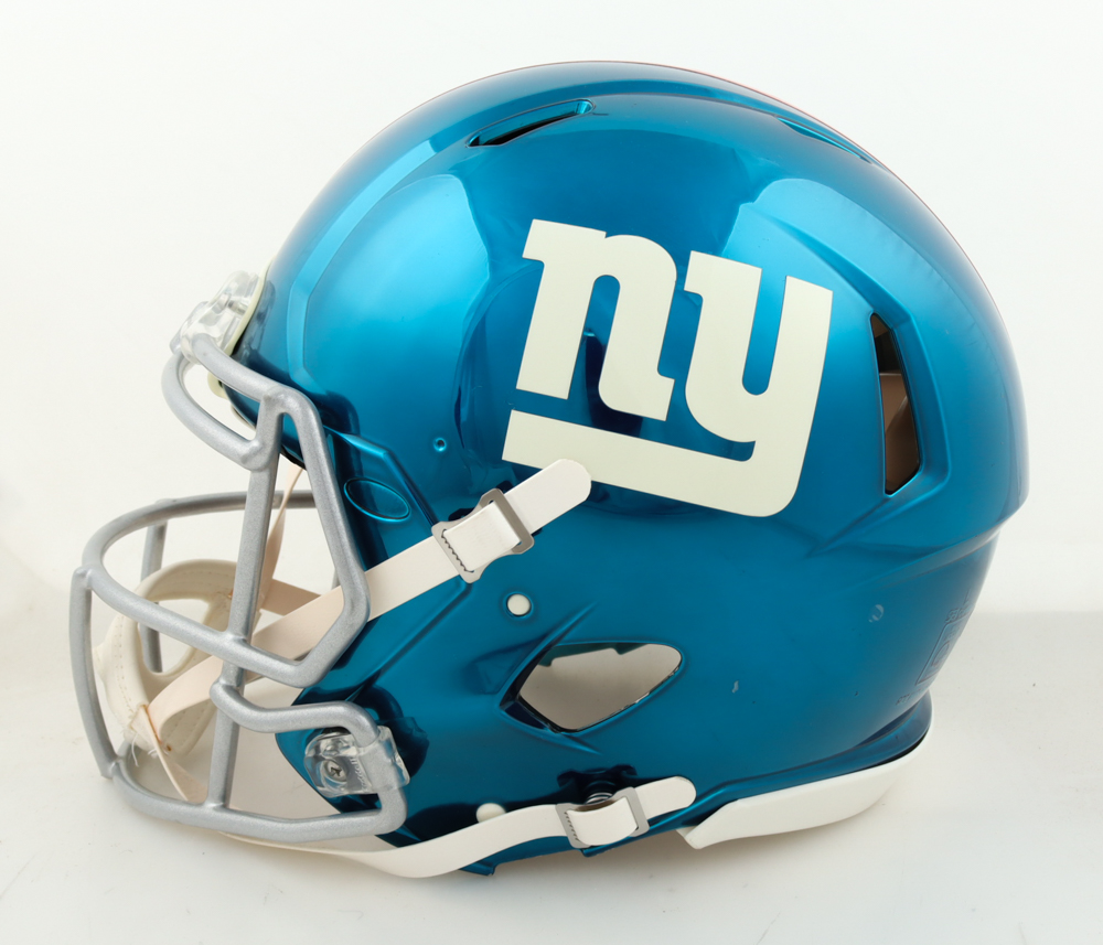 Saquon Barkley Signed Giants Full-Size Authentic On-Field Speed Helmet (Panini & Steiner) at PristineAuction.com Saquon Barkley Signed Giants Full-Size Authentic On-Field Speed Helmet (Panini & Steiner) at PristineAuction.com