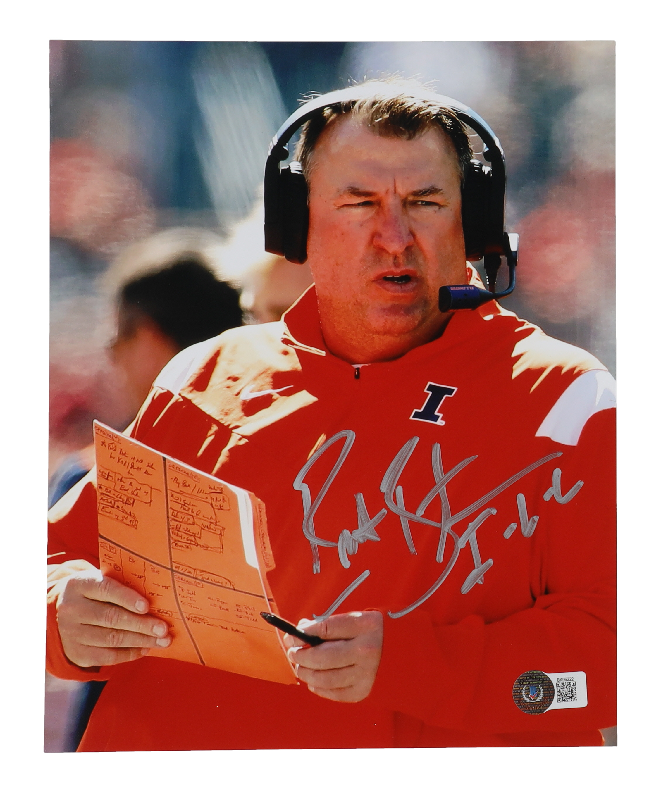 Bret Bielema Signed Illinois Fighting Illini 8x10 Photo (Beckett) at PristineAuction.com Bret Bielema Signed Illinois Fighting Illini 8x10 Photo (Beckett) at PristineAuction.com