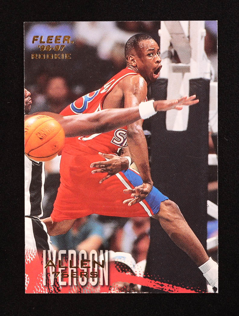Allen Iverson 1996-97 Fleer #235 RC at PristineAuction.com Allen Iverson 1996-97 Fleer #235 RC at PristineAuction.com