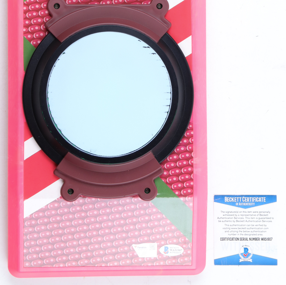 "Back To The Future Part II" Full-Size Hover Board Signed by (4) with Christopher Lloyd, Michael J Fox, Lea Thompson & Tom Wilson (Beckett & Fanatics) at PristineAuction.com "Back To The Future Part II" Full-Size Hover Board Signed by (4) with Christopher Lloyd, Michael J Fox, Lea Thompson & Tom Wilson (Beckett & Fanatics) at PristineAuction.com