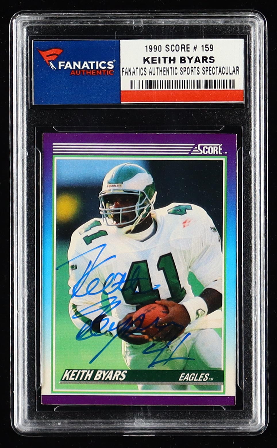 Keith Byars Signed 1990 Score #159 (Fanatics) at PristineAuction.com Keith Byars Signed 1990 Score #159 (Fanatics) at PristineAuction.com