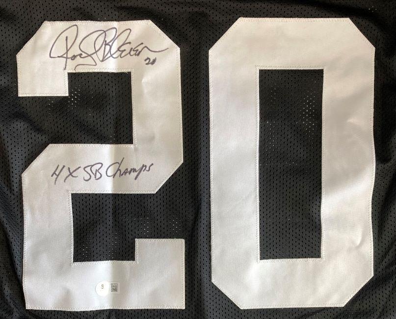 Rocky Bleier Signed Jersey Inscribed "4x SB Champs" (Beckett) at PristineAuction.com Rocky Bleier Signed Jersey Inscribed "4x SB Champs" (Beckett) at PristineAuction.com
