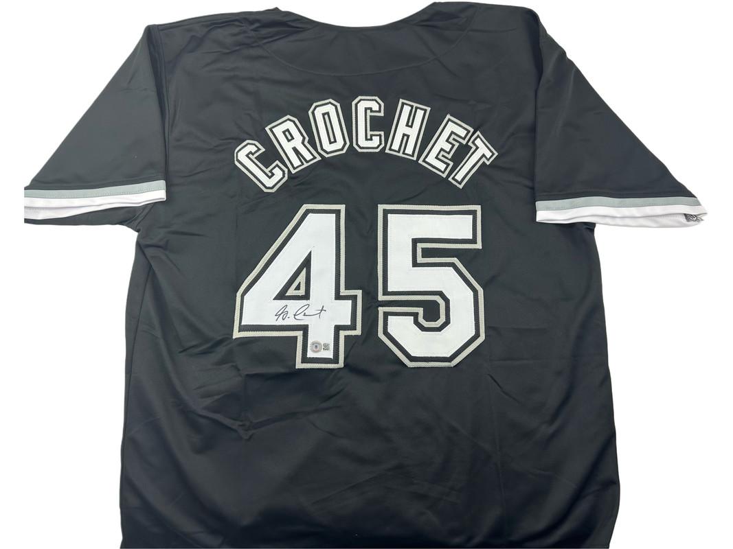 Garrett Crochet Signed Jersey (Beckett) at PristineAuction.com Garrett Crochet Signed Jersey (Beckett) at PristineAuction.com