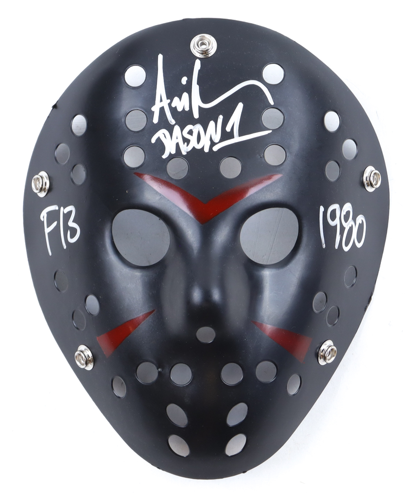 Ari Lehman Signed Jason "Friday the 13th" Mask Inscribed "Jason 1", "F 13" & "1980" (Radtke) at PristineAuction.com Ari Lehman Signed Jason "Friday the 13th" Mask Inscribed "Jason 1", "F 13" & "1980" (Radtke) at PristineAuction.com