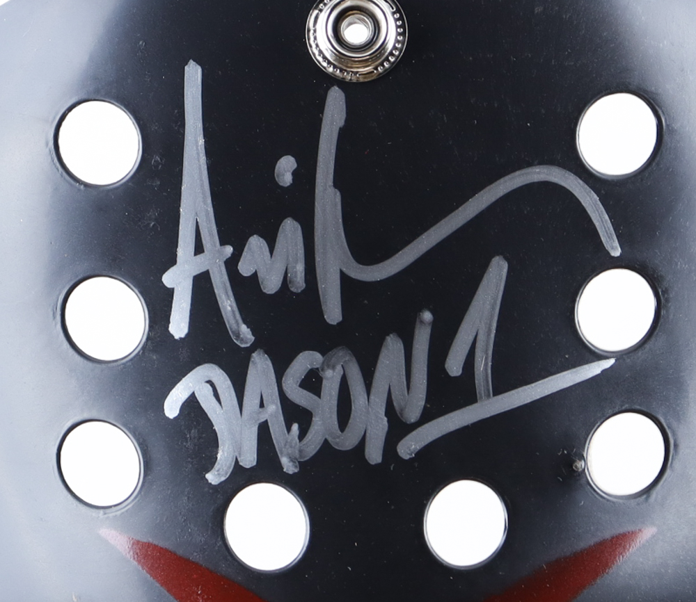 Ari Lehman Signed Jason "Friday the 13th" Mask Inscribed "Jason 1", "F 13" & "1980" (Radtke) at PristineAuction.com Ari Lehman Signed Jason "Friday the 13th" Mask Inscribed "Jason 1", "F 13" & "1980" (Radtke) at PristineAuction.com
