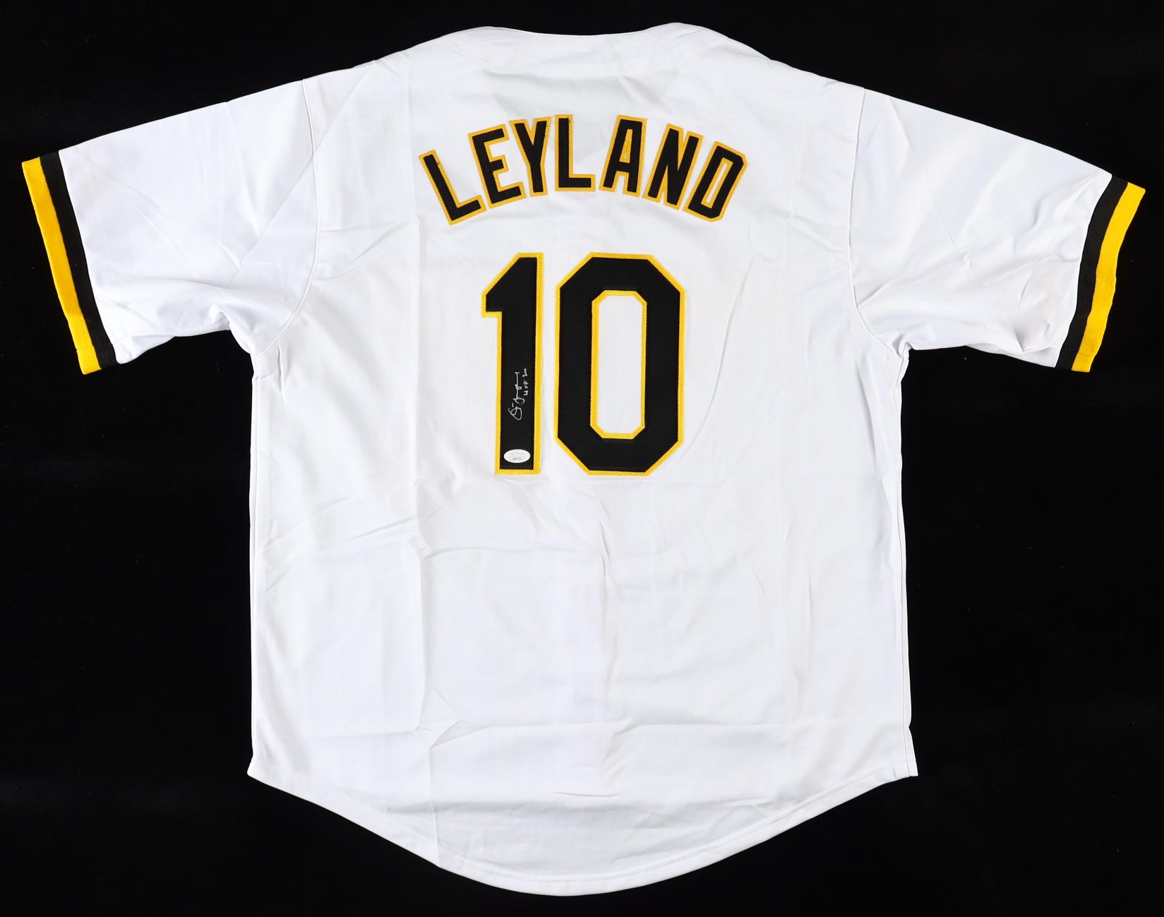 Jim Leyland Signed Jersey Inscribed "HOF 24" (JSA) at PristineAuction.com Jim Leyland Signed Jersey Inscribed "HOF 24" (JSA) at PristineAuction.com