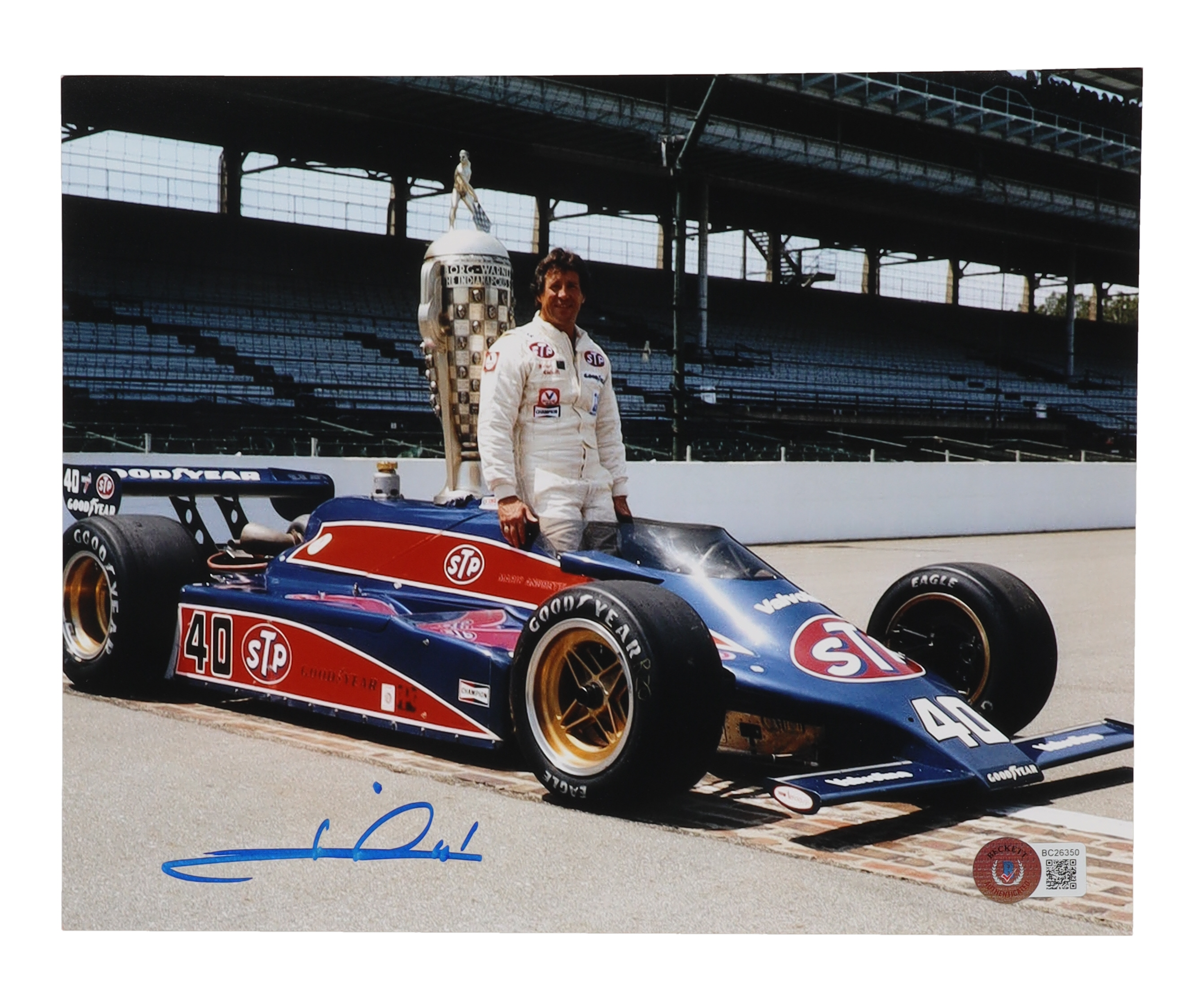 Michael Andretti Signed 8x10 Photo (Beckett) at PristineAuction.com Michael Andretti Signed 8x10 Photo (Beckett) at PristineAuction.com