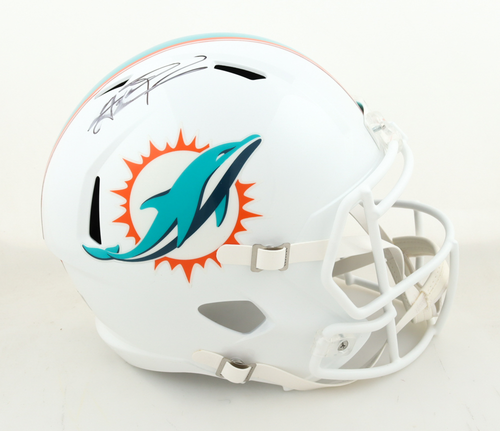 Tua Tagovailoa Signed Dolphins Full-Size Speed Helmet (Fanatics) at PristineAuction.com Tua Tagovailoa Signed Dolphins Full-Size Speed Helmet (Fanatics) at PristineAuction.com