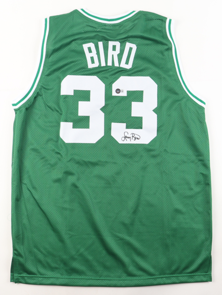 Larry Bird Signed Jersey (Beckett) at PristineAuction.com Larry Bird Signed Jersey (Beckett) at PristineAuction.com