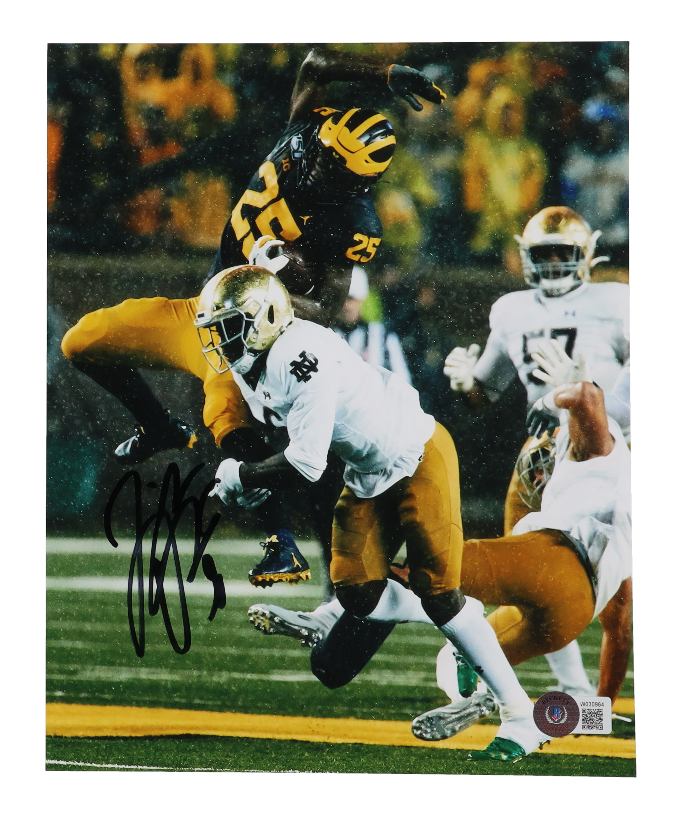 Jeremiah Owusu-Koramoah Signed Notre Dame Fighting Irish 8x10 Photo (Beckett) at PristineAuction.com Jeremiah Owusu-Koramoah Signed Notre Dame Fighting Irish 8x10 Photo (Beckett) at PristineAuction.com