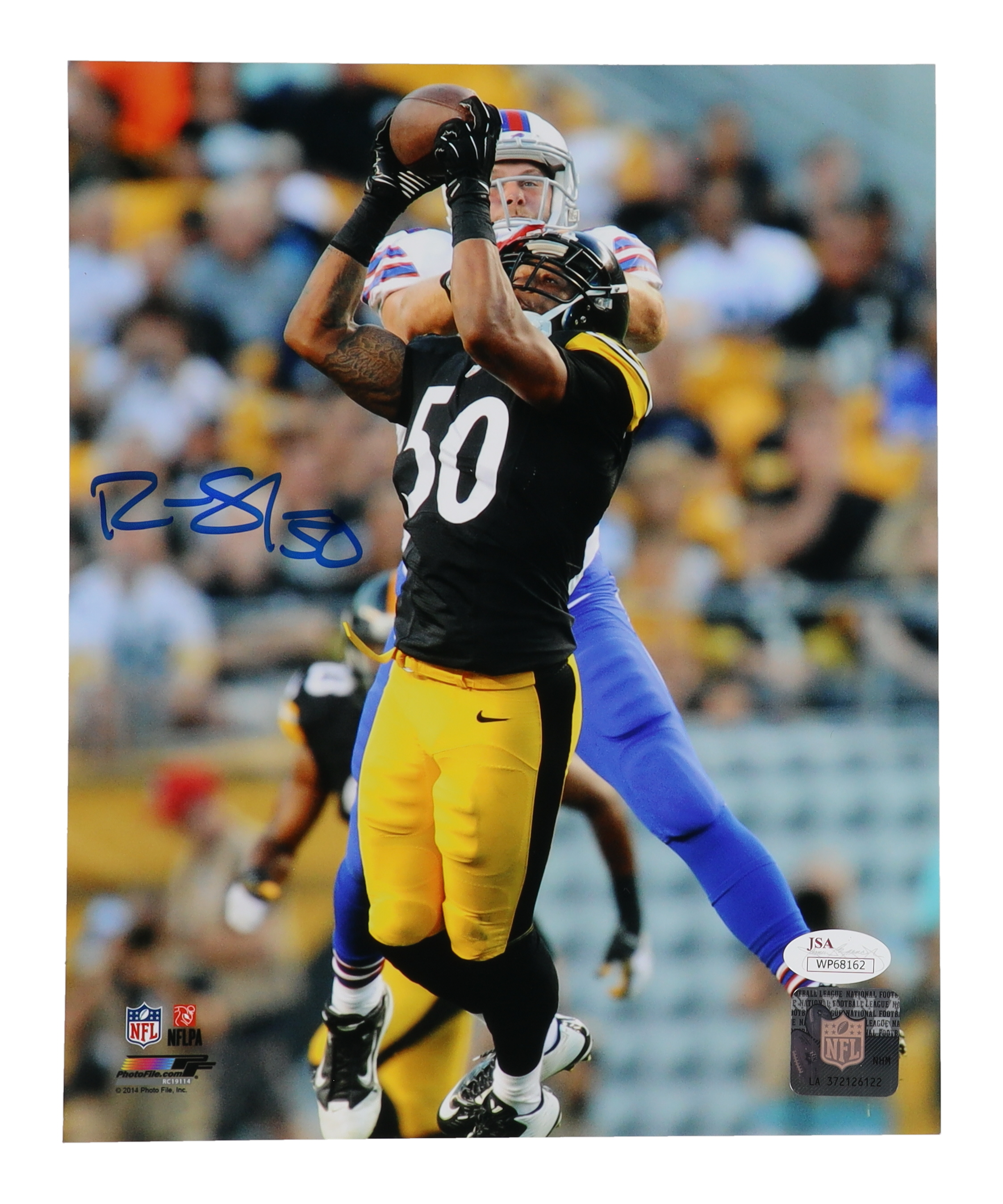 Ryan Shazier Signed Steelers 8x10 Photo (JSA) at PristineAuction.com Ryan Shazier Signed Steelers 8x10 Photo (JSA) at PristineAuction.com