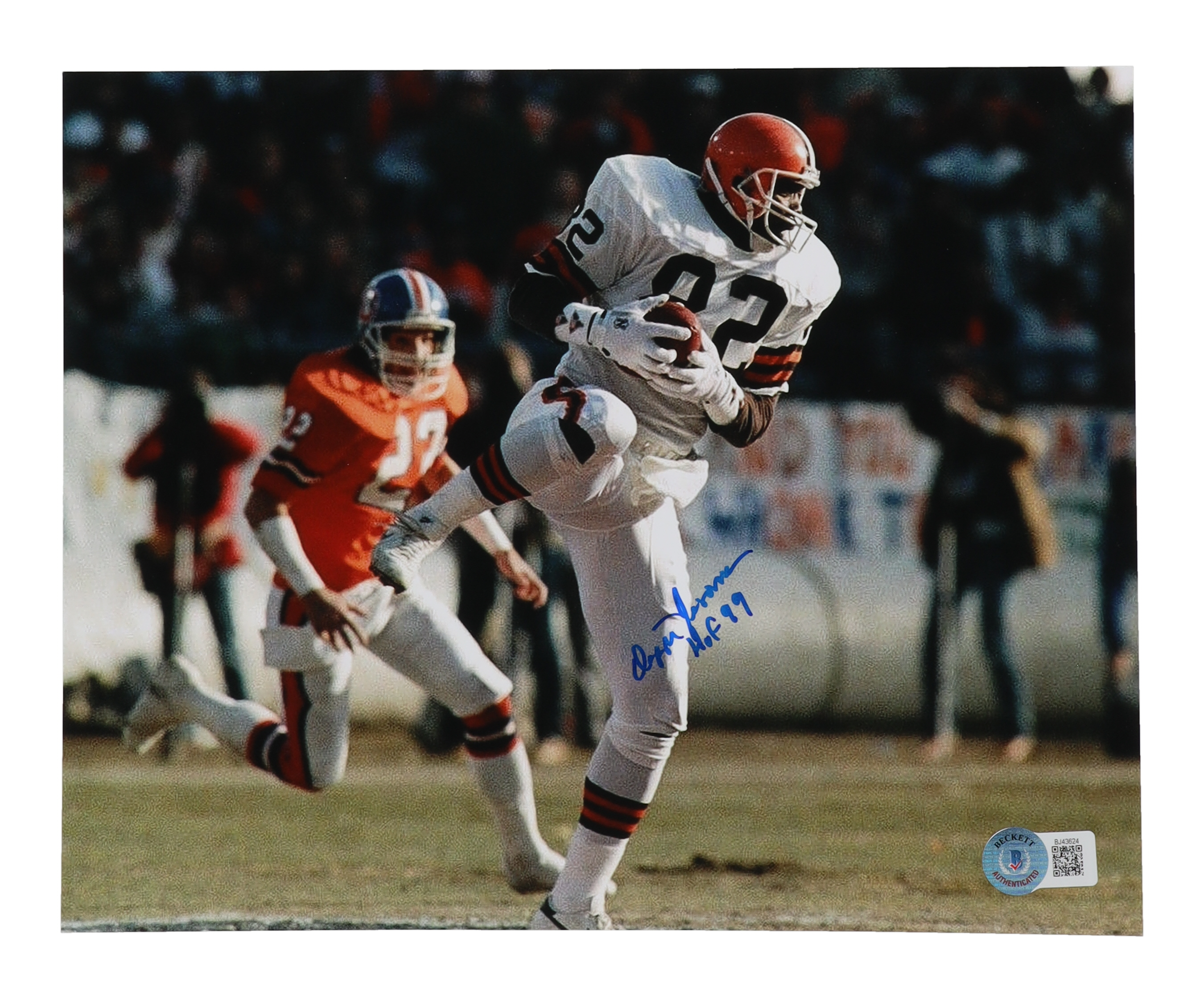 Ozzie Newsome Signed Browns 8x10 Photo Inscribed "HOF 99" (Beckett) at PristineAuction.com Ozzie Newsome Signed Browns 8x10 Photo Inscribed "HOF 99" (Beckett) at PristineAuction.com