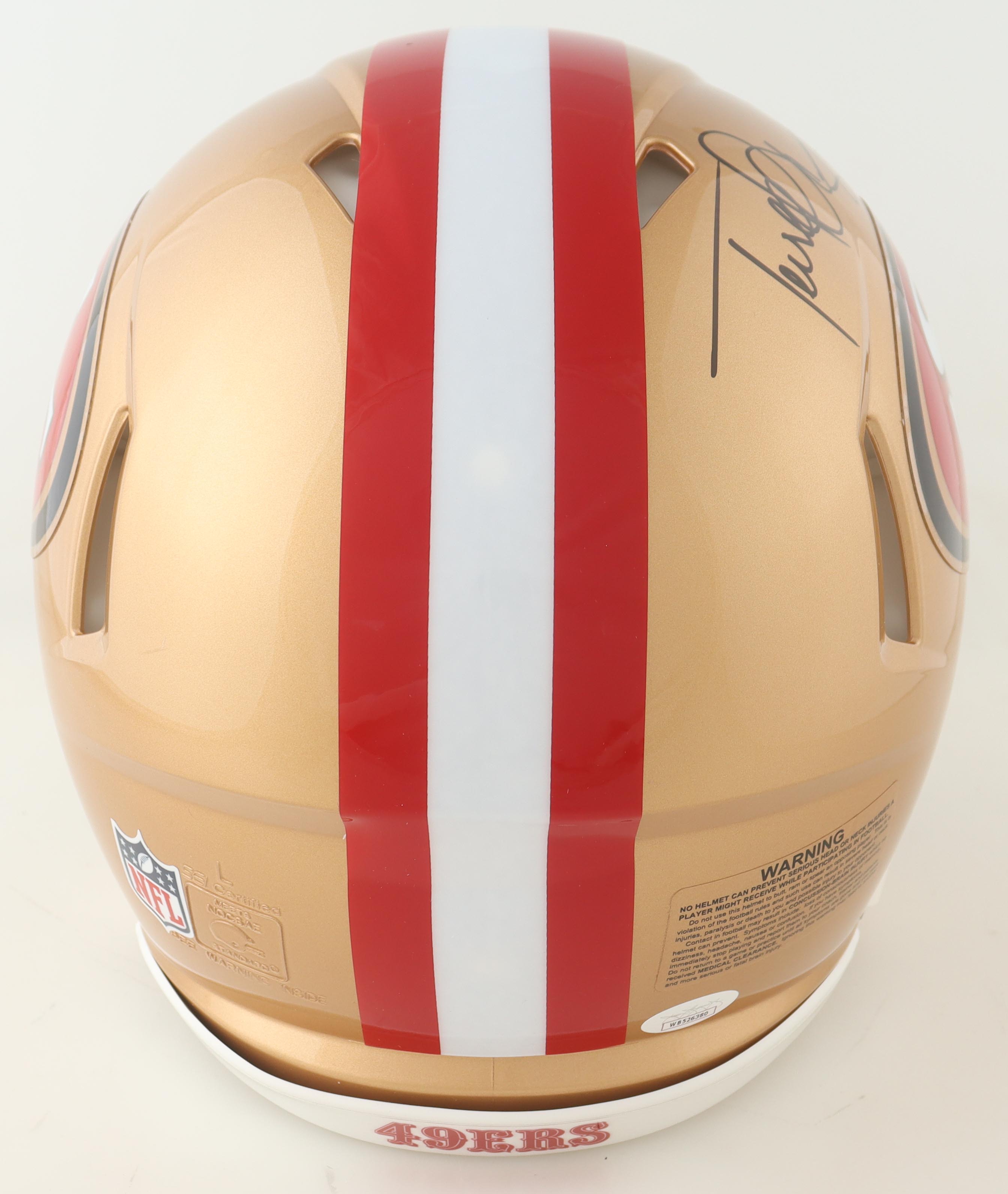 Terrell Owens Signed 49ers Full-Size Authentic On-Field Speed Helmet (JSA) at PristineAuction.com Terrell Owens Signed 49ers Full-Size Authentic On-Field Speed Helmet (JSA) at PristineAuction.com