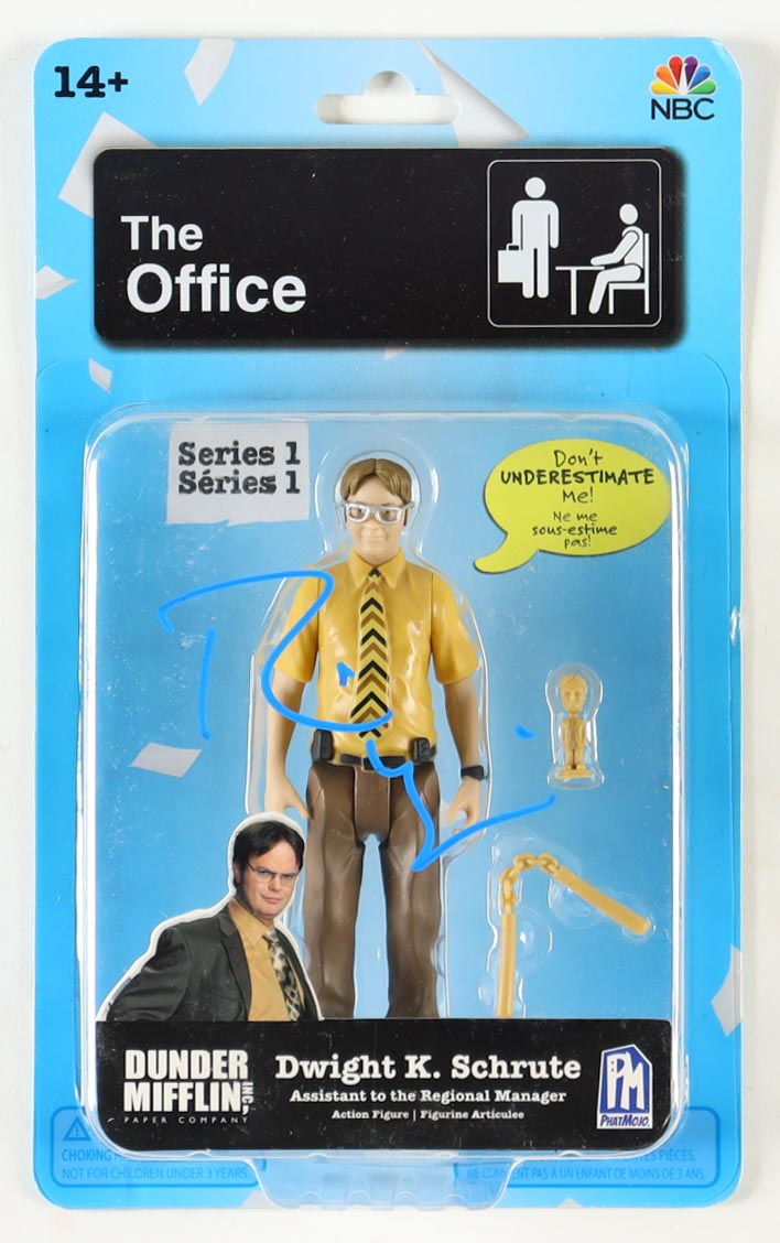 Rainn Wilson Signed "The Office" Dwight Schrute Action Figure (PSA) at PristineAuction.com Rainn Wilson Signed "The Office" Dwight Schrute Action Figure (PSA) at PristineAuction.com