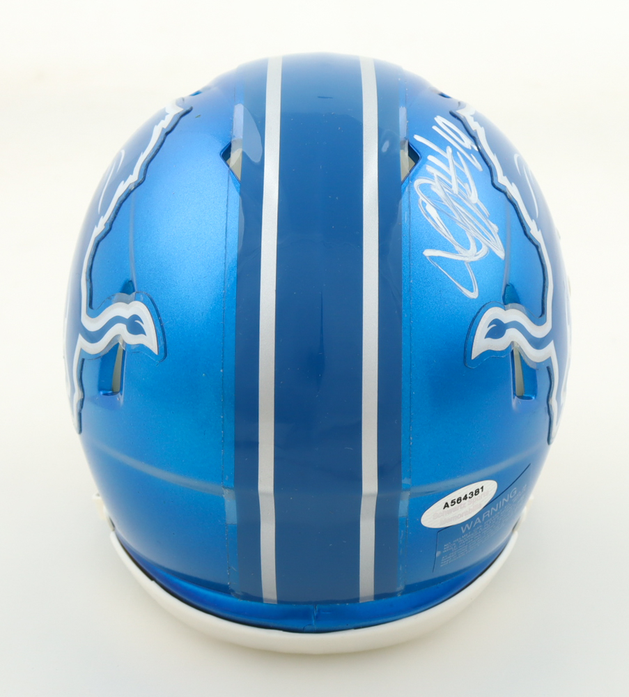 Donovan Peoples-Jones Signed Lions Flash Alternate Speed Mini Helmet (Schwartz) at PristineAuction.com Donovan Peoples-Jones Signed Lions Flash Alternate Speed Mini Helmet (Schwartz) at PristineAuction.com